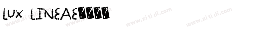 Lux Lineae字体转换